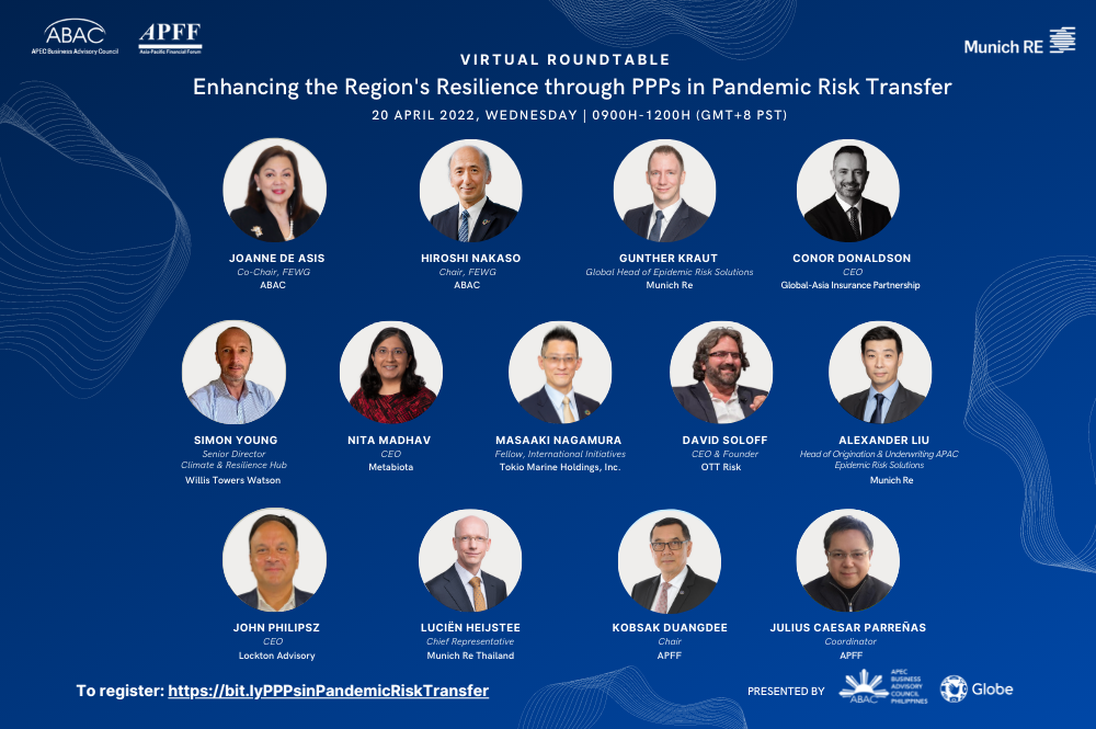 ABAC-APFF Roundtable on PPPs in Pandemic Risk Transfer
